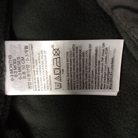 Baby Gap (0-3 Montths) Baby Cold Control Max Puffer Snowsuit (Reg. 69.99) - Picture 14 of 14